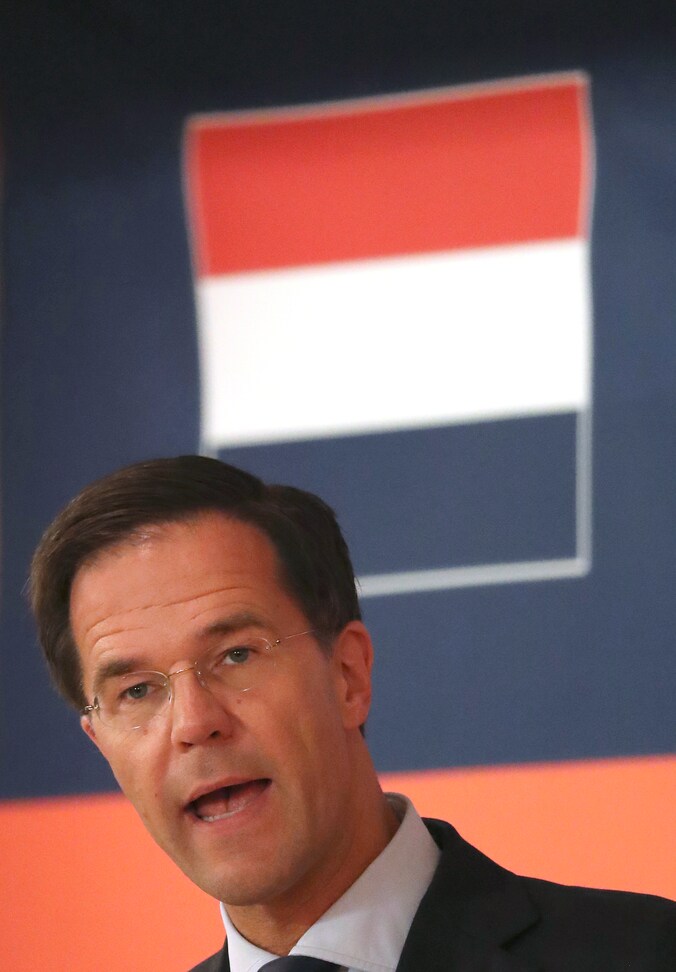 De Nederlandse premier Mark Rutte.