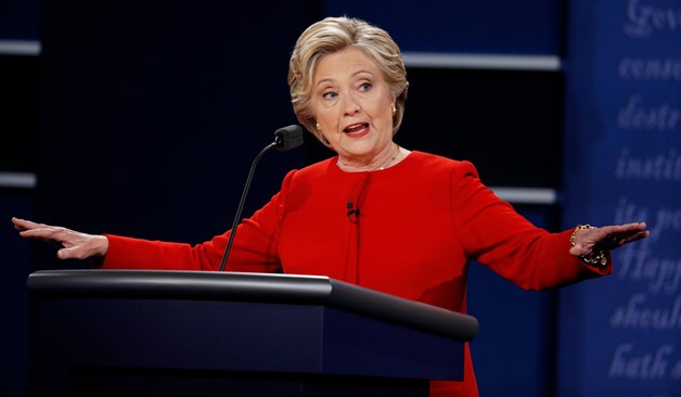 Hillary Clinton, de concurrente van Donald Trump.