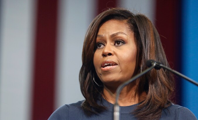 De huidige First Lady Michelle Obama.
