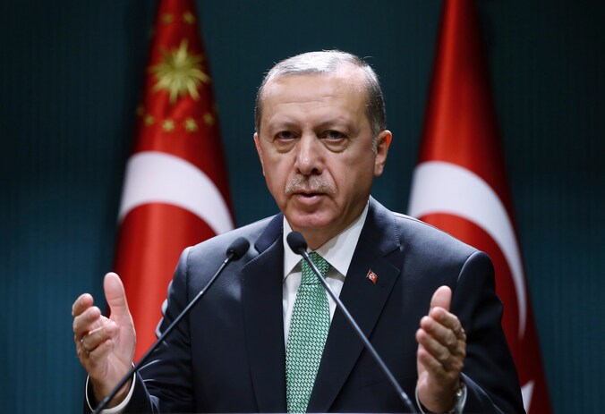 De Turkse president Erdogan.