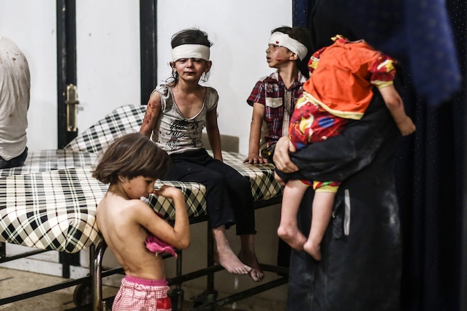 Syrische kinderen. Ter illustratie.