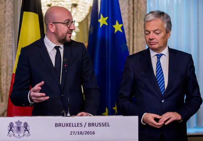 Charles Michel en Didier Reynders.
