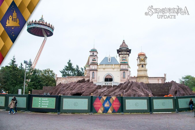 De nieuwe attractie begint vorm te krijgen