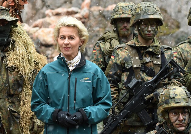 De Duitse minister van Defensie, Ursula von der Leyen.
