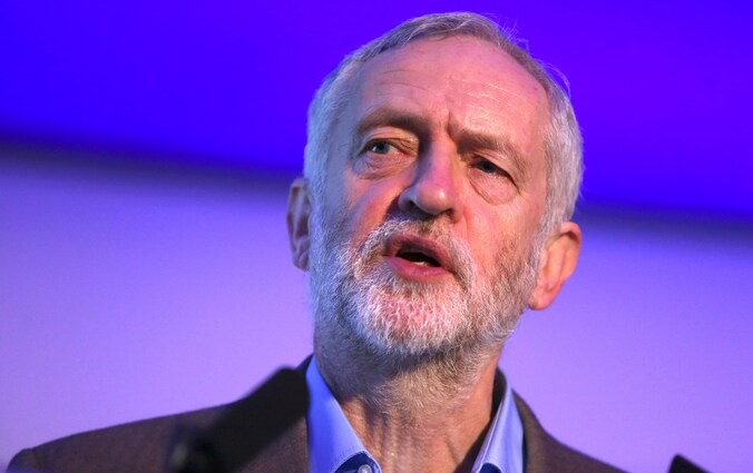 De leider van de Britse oppositie Jeremy Corbyn.