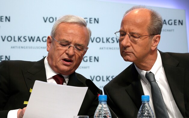 Martin Winterkorn en Hans Dieter Pötsch.