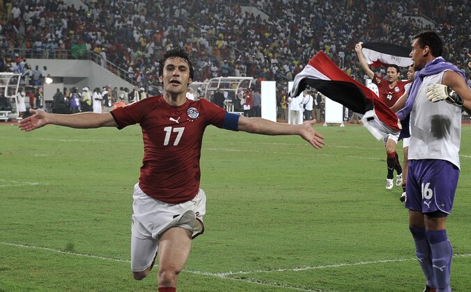 Ahmed Hassan, toen hij nog als speler actief was voor de Egyptenaren.