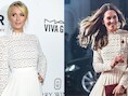 Paris Hilton en Kate Middleton in de jurk van Self-Portrait.