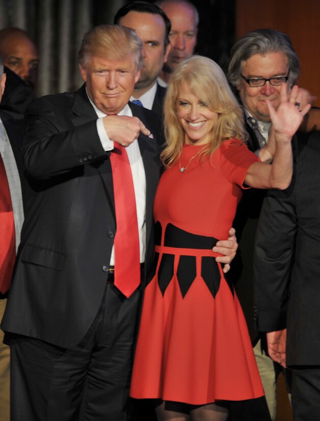 Trump en Kellyanne