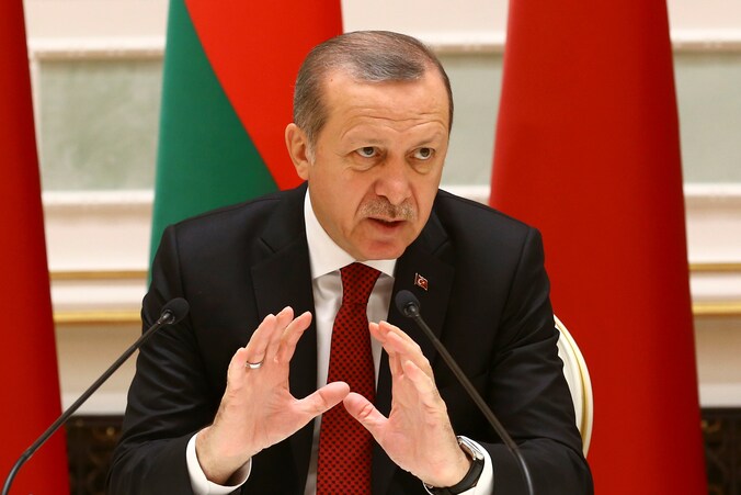 De Turkse president Erdogan heeft zijn bezorgdheid geuit over het welzijn van landgenoten in de VS.