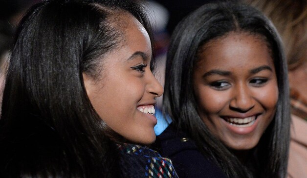 Malia en Sasha Obama.