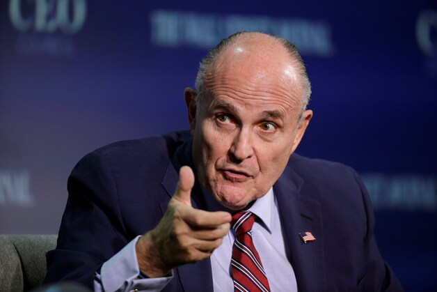 De voormalige burgemeester van New York Rudy Galliani.