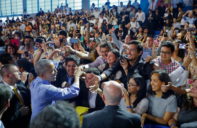 Barack Obama in Lima.