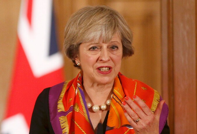 Theresa May.