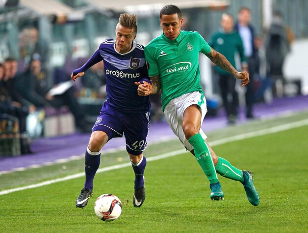 Vancamp maakte zijn debuut voor Anderlecht tegen Saint-Étienne