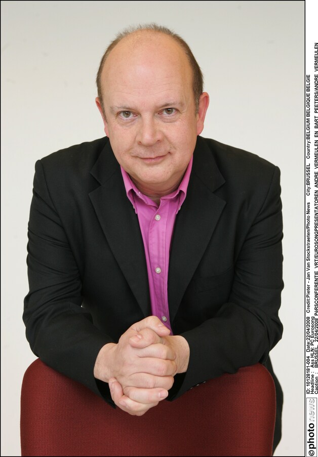 André Vermeulen, dé Songfestivalkenner van de VRT.