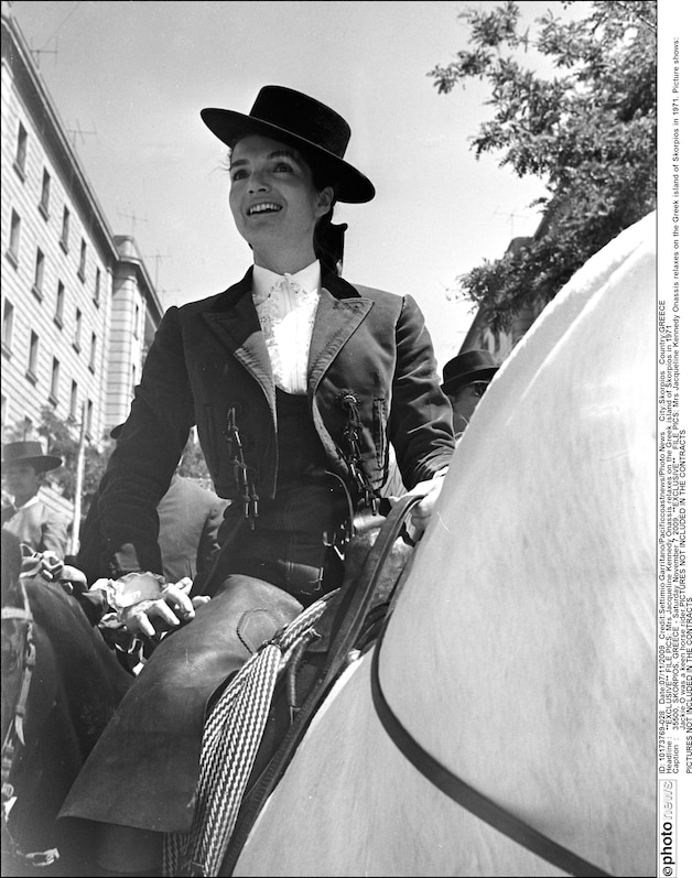 Jackie Kennedy Onassis.