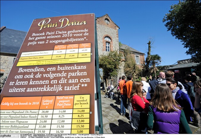 De koers van Pairi Daiza dikte 20 procent aan, met dank aan de panda's.