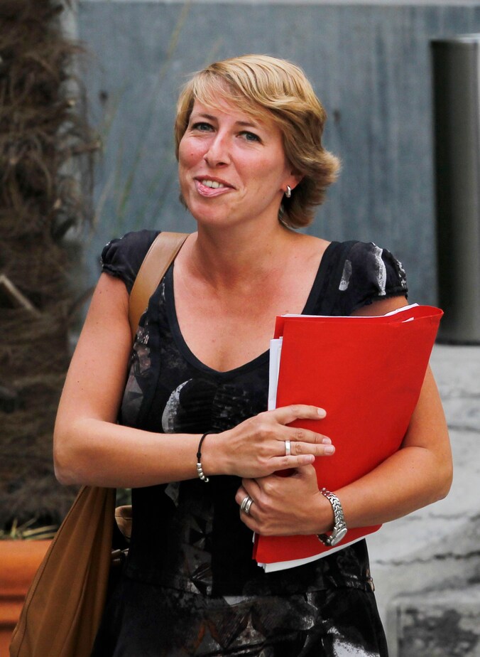 Sp.a-voorzitster Caroline Gennez.