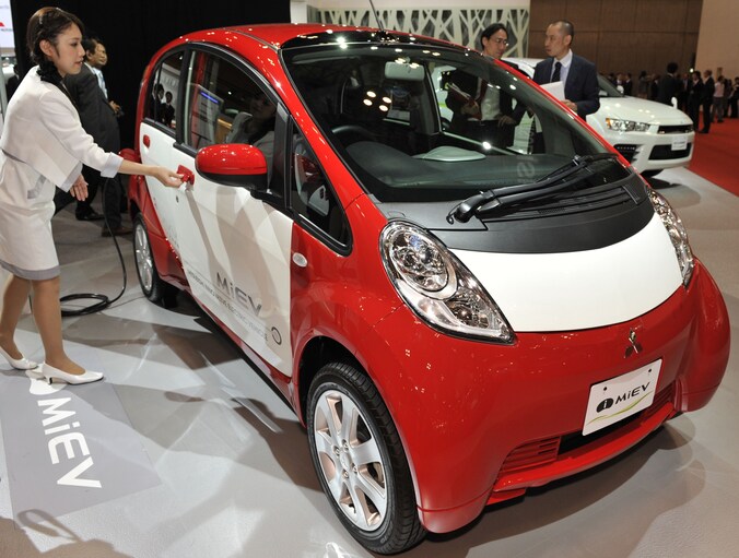 Mitsubishi's elektrische wagen Miev.