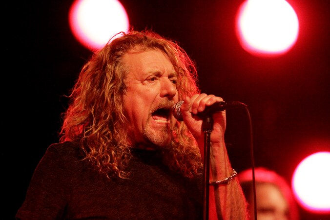 Robert Plant van Led Zeppelin.