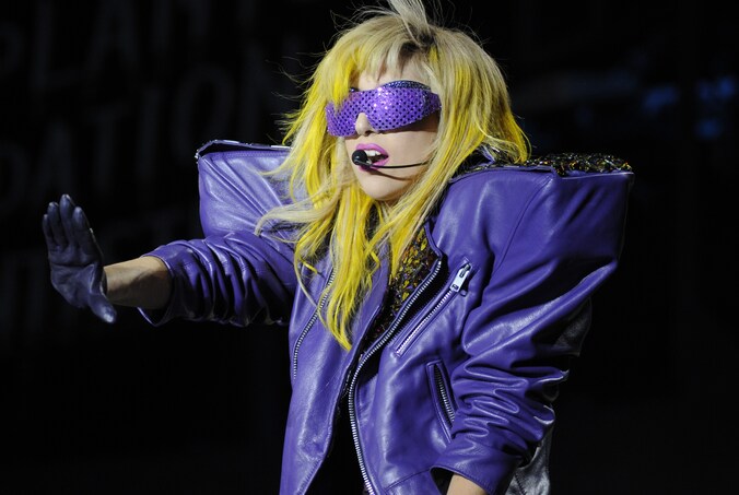 Lady Gaga op Lollapalooza 2010.