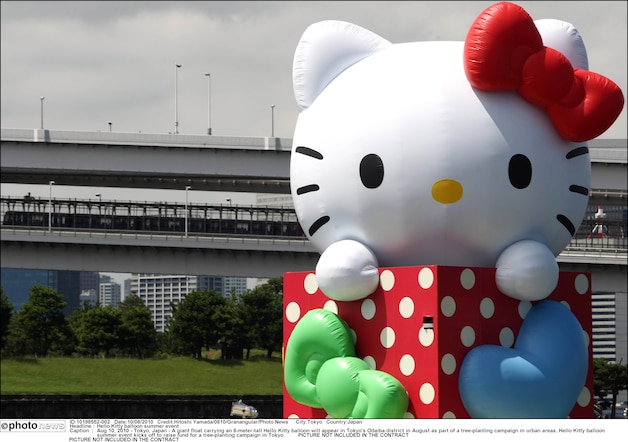 Hello Kitty is geen kat en dat is niet naar de zin van dit meisje ...