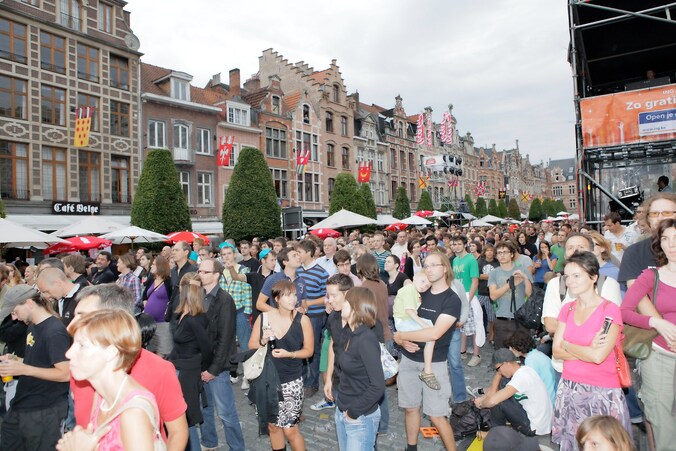Archiefbeeld. Marktrock in Leuven.