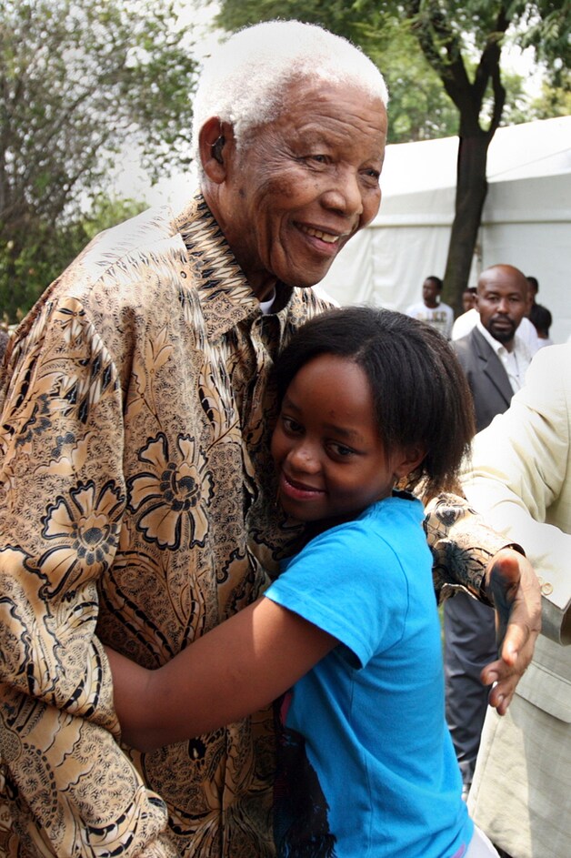 Nelson Mandela in december 2008.