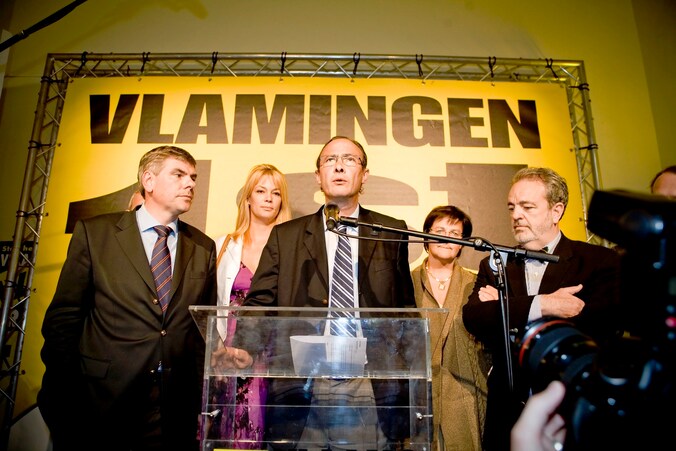 De partijtop van het Vlaams Belang.