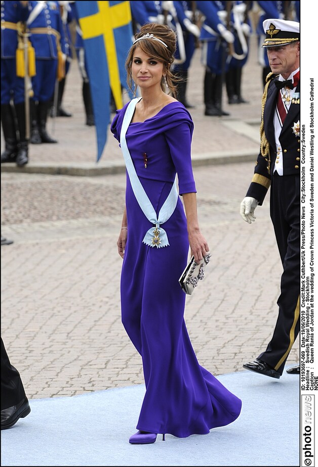 Koningin Rania van Jordanië.