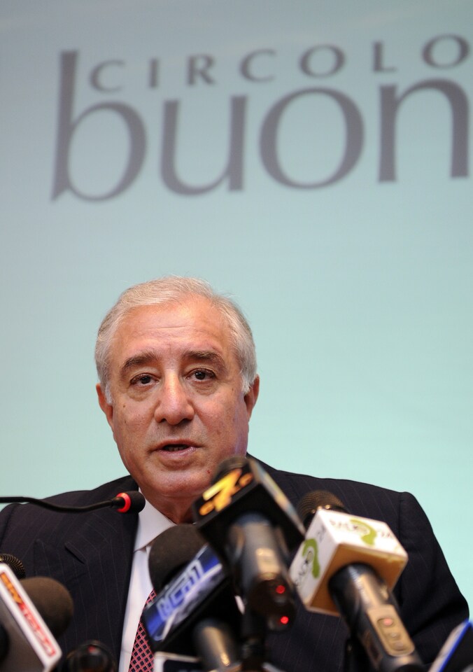De Italiaanse Senator Marcello Dell'Utri.