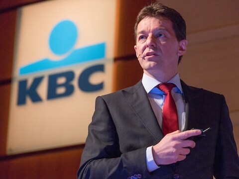 Johan Thijs, topman van KBC.