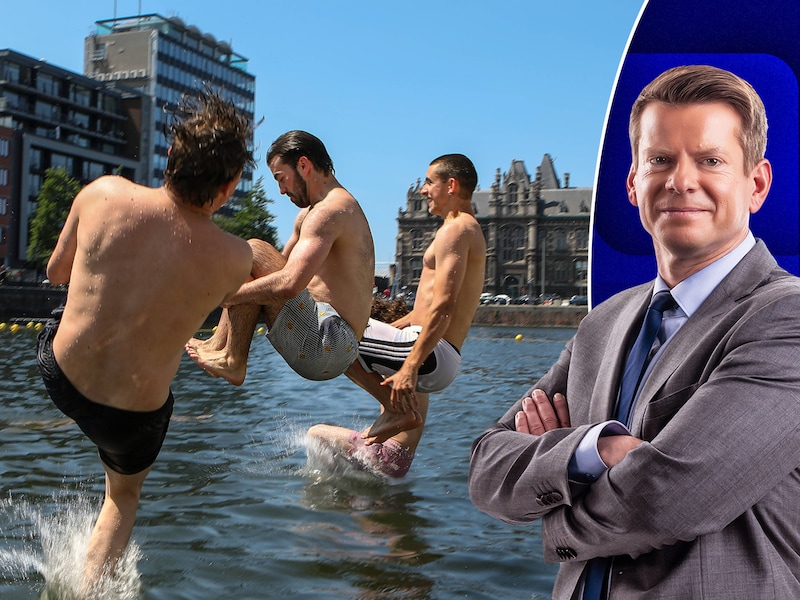 Weerman David Dehenauw schat de kansen van een hittegolf in.