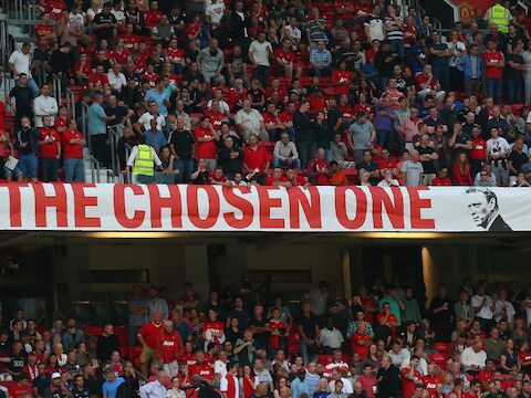 Het 'Chosen One-spandoek': hoe lang nog op Old Trafford?