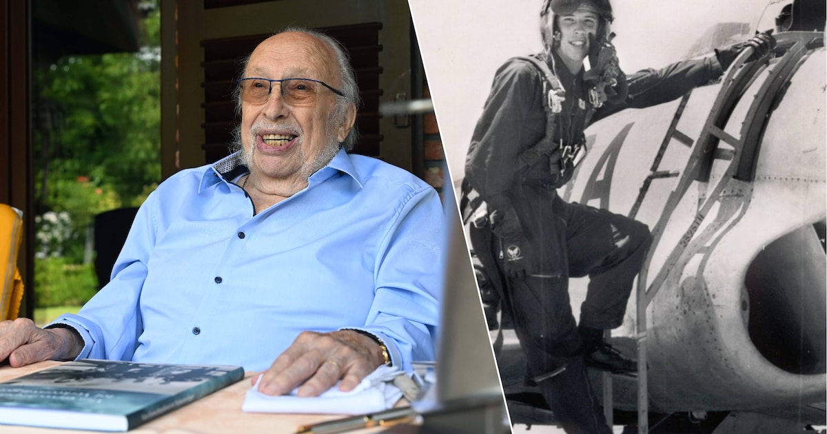 Van jachtpiloot tot Sabena-legende... Piet Van Riet (94) over zijn ...