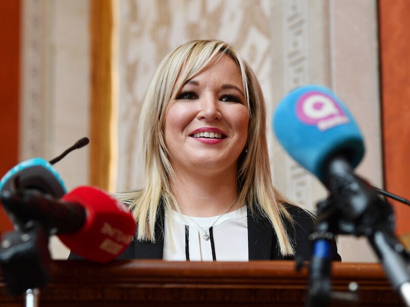 Michelle O'Neill wordt de nieuwe voorzitter van Sinn Féin.