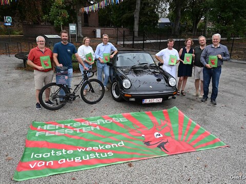 Het feestcomité van de Hertsbergse Feesten is er al klaar voor.