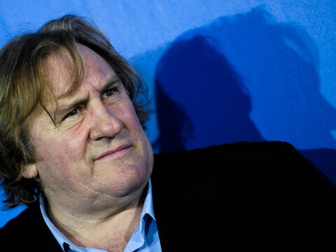 De Franse acteur Gérard Depardieu.