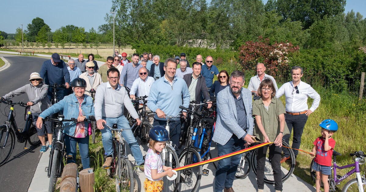 KIJK. Nieuw fietspad maakt veilige verbinding tussen Zingem en Huise ...