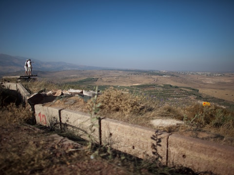 Israëlisch grensgebied nabij Syrië.