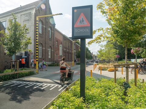 De Kasteeldreef wordt vanaf 9 september een fietszone.