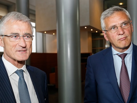 Geert Bourgeois en Kris Peeters.