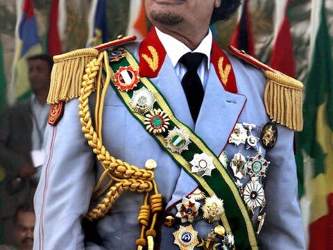 De Libische leider Kadhafi, hier in september 2009.