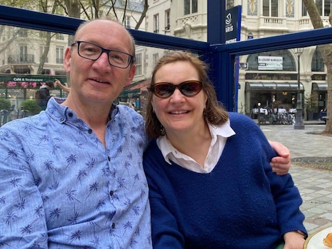 Isabelle Dekeyzer en Jan Seynhaeve, burgemeester van Wevelgem.
