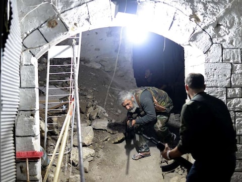 Rebellen vechten ook nog steeds in Aleppo.