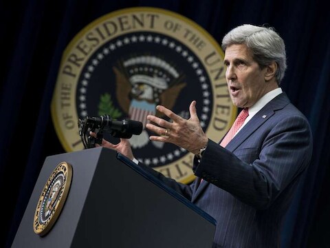 Amerikaans minister van Buitenlandse Zaken John Kerry.