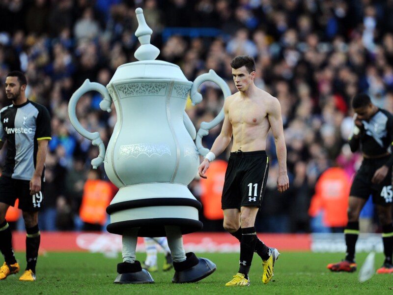 Bale en Tottenham uit de FA Cup.