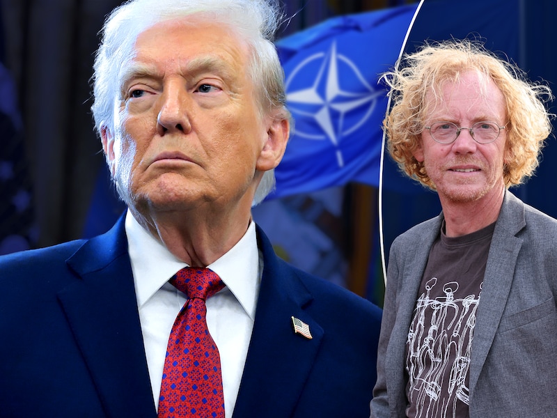 Professor Hendrik Vos (rechts) vindt het gevaarlijk om in te gaan op het verzoek van Trump.