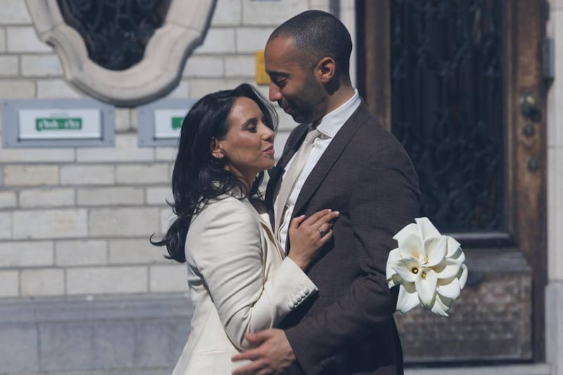 Sammy en Nawal lieten in april weten getrouwd te zijn